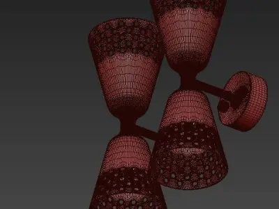 Delightfull Cairo Perforation Copper 3D model