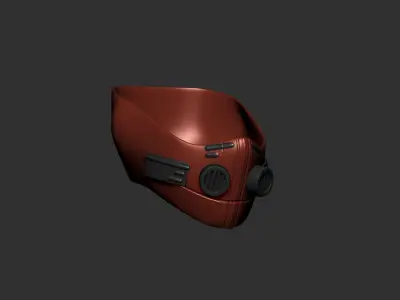 helmet high poly sculpt 3d printable 3D model