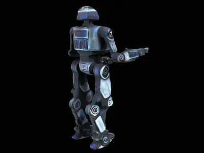 Abstract Robot 3D model