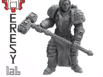 Heresylab - Female Inquisitor 3D print model