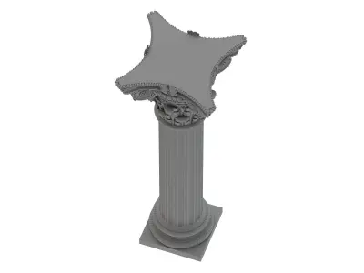 Composite Column 02 3D model