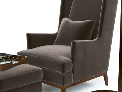 Sofa and Chair Blake Armchair  3D model