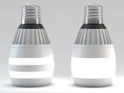 Bulb-Charge led light bulb 3D model