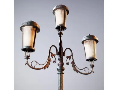 Classic Street Lamp 3D model