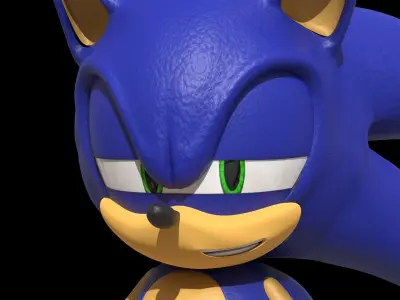 Sonic The Hedgehog 3D model