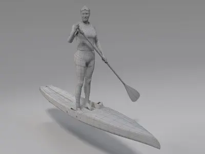  Female Sup Racer Animated HQ Standard License 