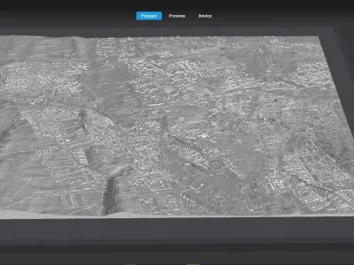 Cityscape Hildesheim Germany 3D model