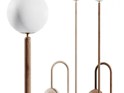 Object  Ideas Ascend Floor Lamp 3D model