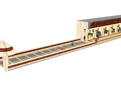 Ralph McQuarries Bazaar - Complete set - 1-12 scale 3D Model Pack