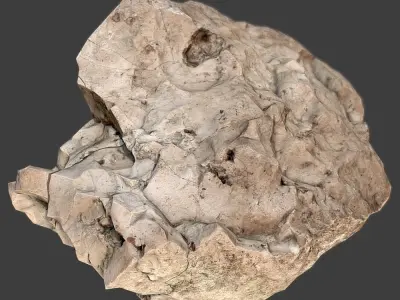 Page Stone Low-poly 3D model