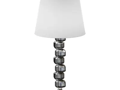 TABLE LAMP WHITE ABAJUR 3D model