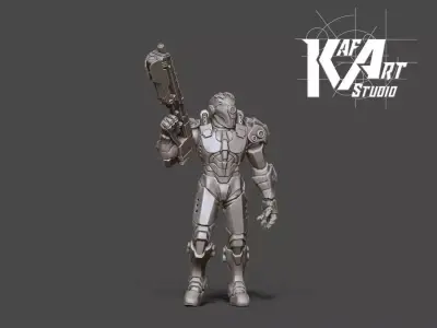 Space ranger - 35mm scale 3D print model