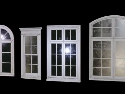 Old Windows pack  Low-poly 3D model