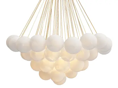 Collection of Modern Chandelier 3D model