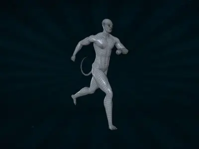 AVTR-004 Avatar Running Animation 3D model