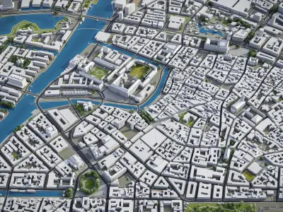 Copenhagen Low-poly 3D model