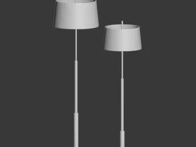 Floor Lamp Diana Santa and Cole  3D model