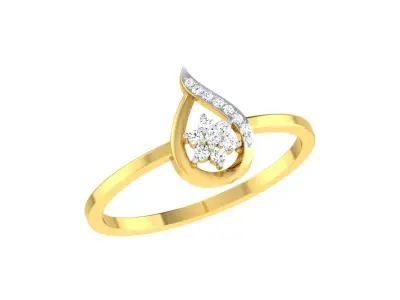 Women Ring  Render 3dm STL OBJ FBX Details 3D print model 92