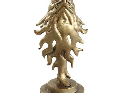 eagle statue 11 3D model