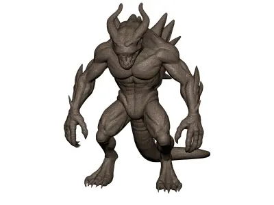Realistic 3D Model Render  Apex Predator Monster 3D model