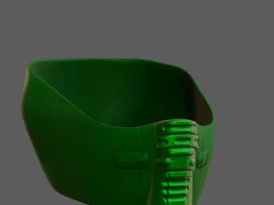 Gas mask helmet 3d model scifi Low-poly  Low-poly 3D model 306