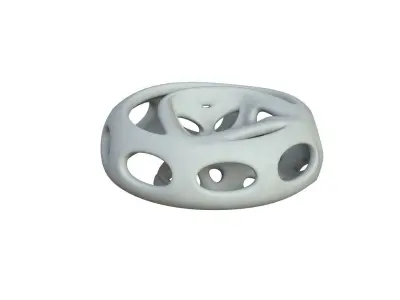SciFi Cube Object No 65969 Low Poly Shape Low-poly 3D model