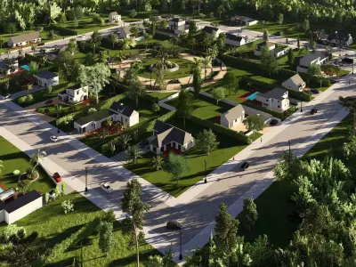 Residential Development Pack 3D model