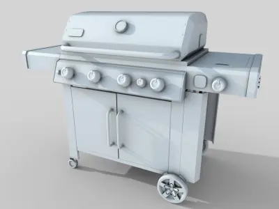 Weber Genesis II S-435 Gas Grill 3D model