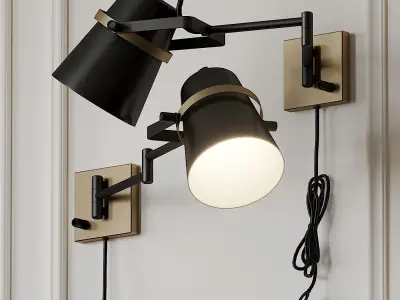 McKibbin Matte Black Plug-In  3D model