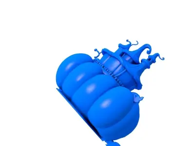 pumpkin home -  pumpkin -  home -  Whimsical Pumpkin 3D print model