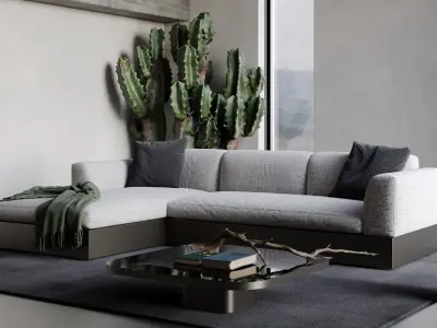 Virtual Location 006 - Cinema 4D Corona scene 3D model 3D model