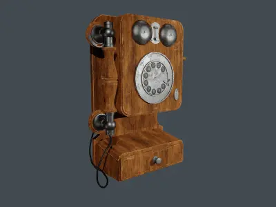 Rotarty Phone 3D model