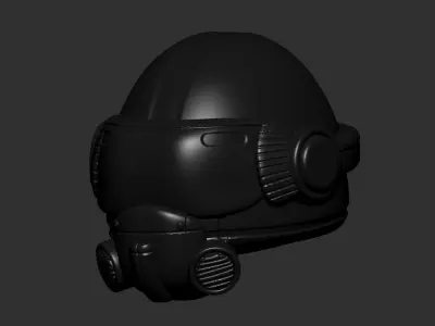 helmet high poly sculpt 3d printable 3D model 3D model 3