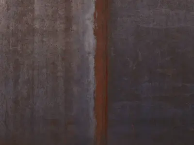 Rusty Metal Wall 3D model