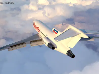  Boeing 727-100 Purolator Rigged 