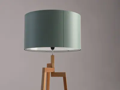 FLOOR LAMP---Staggered tripod 3D model