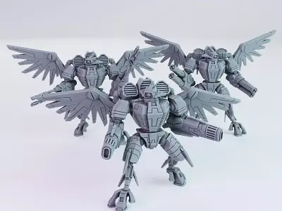 XE9 Demolisher Battlesuit  Greater Good 3D print model