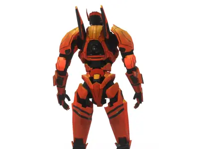 Saber Athena Jaeger 3D Model  Pacific Rim Uprising Mark-6 Jaeger Low-poly 3D model