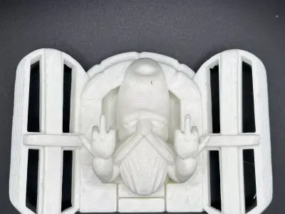 Happy window gnome 3D print model