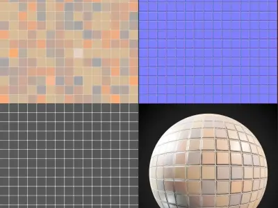 Tile PBR Texture 01 Texture