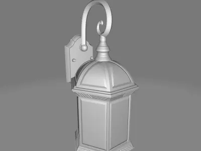 Ramirez Bulb Outdoor Wall Lantern 3D model