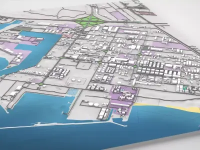 Hamriya Free Zone Sharjah UAE 3D model