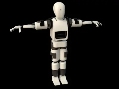 Ender-6655 Robot Low-poly 3D model