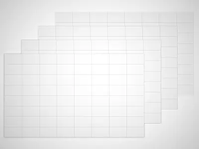 Capet placemats - 3D model