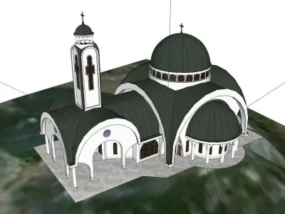 Architecture-Religion-God-Culture-Temple-086 church 3D model