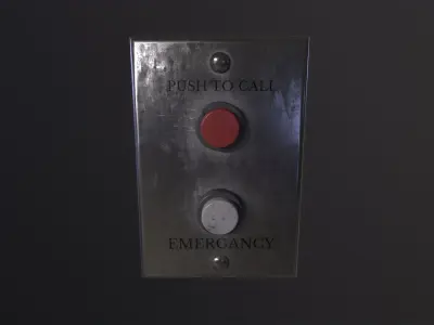 Metal Switch 3D Model Low-poly 3D model