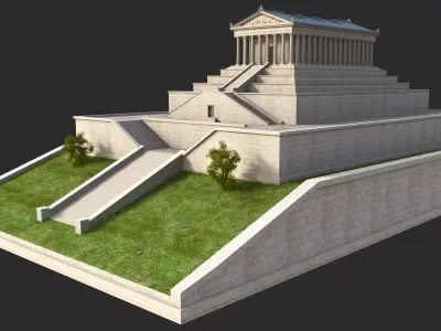 Walhalla Memorial Germany 3D model