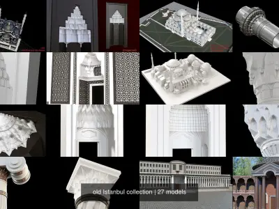 old Istanbul collection 3D Model Pack