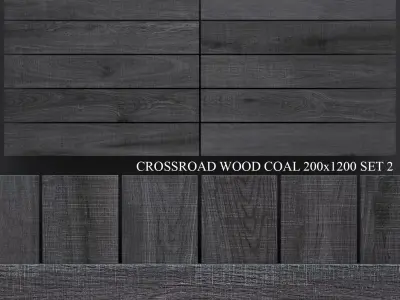 ABK Crossroad Wood Coal 200x1200 Set 2 3D model