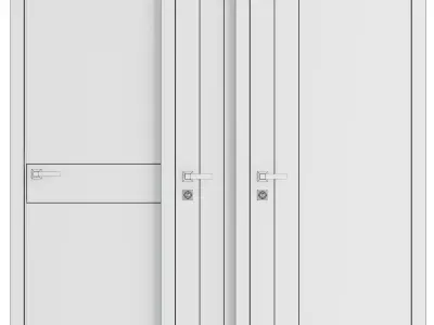Interior doors 020 3D model